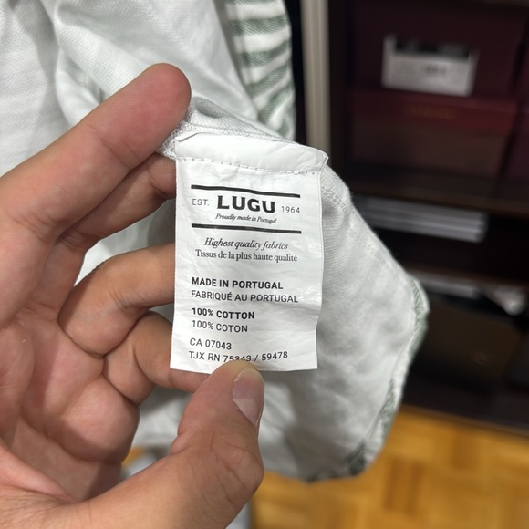 Made in Portugul causul button down mens shirt - Picture 3 of 4